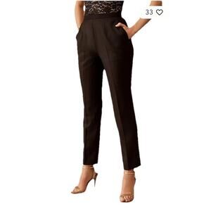 The Tailory New York X BHLDN Westlake Suit Pant Size 10 Black Trousers New j11